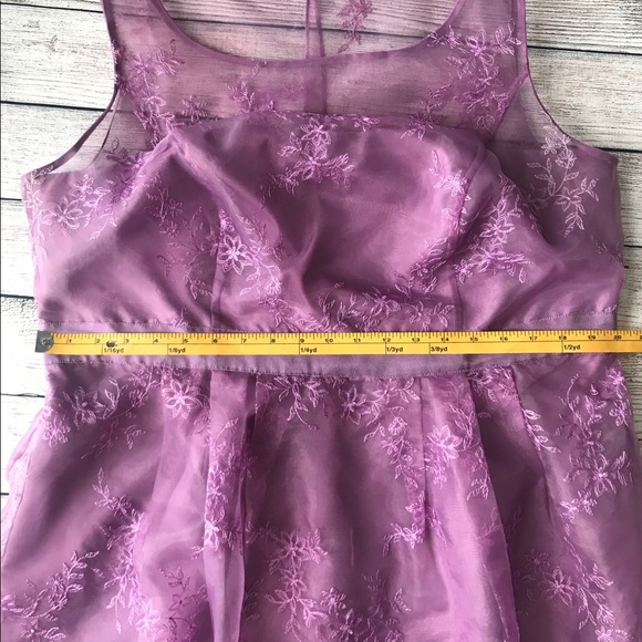 David’s Bridal Sz. 18 Purple Dress - Picture 6 of 8